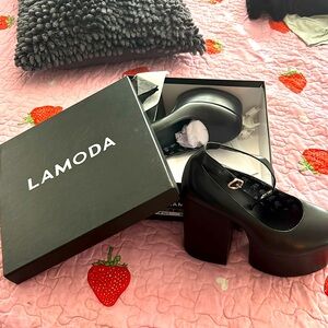 Size 10 new, black,  and never worn outside of the house